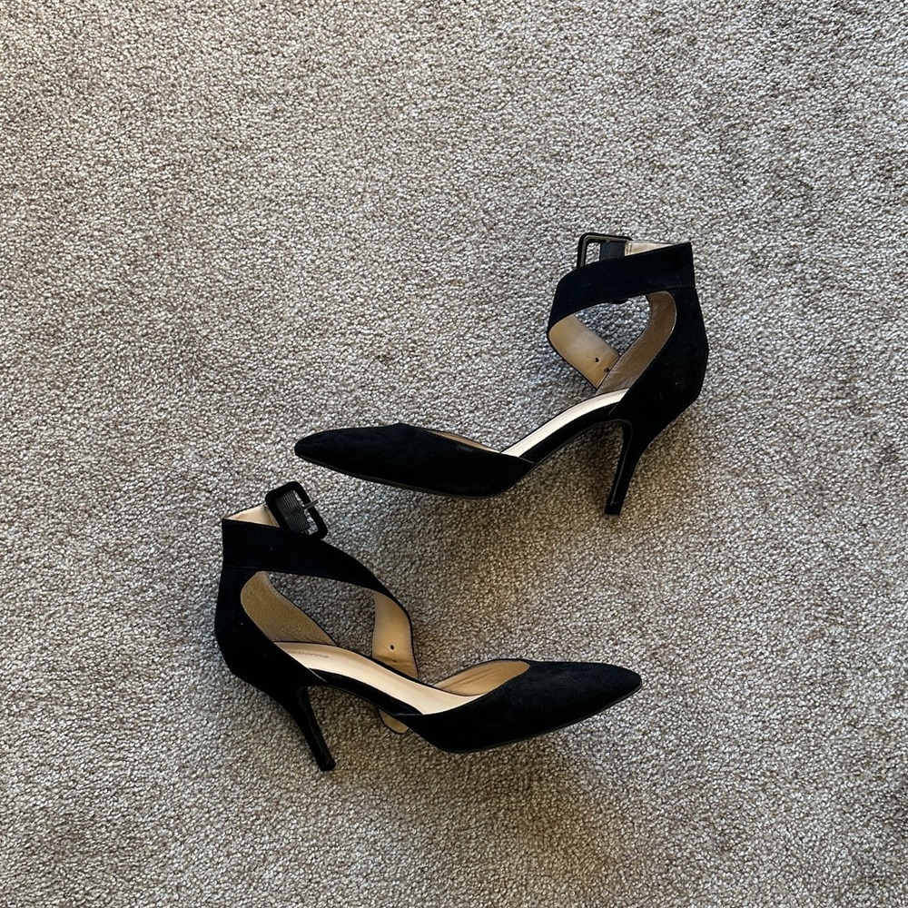 Velvet Black Women's Heels